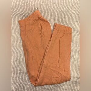 Love Tree Linen Blend Pants Size Small Pink Salmon Pastel Orange